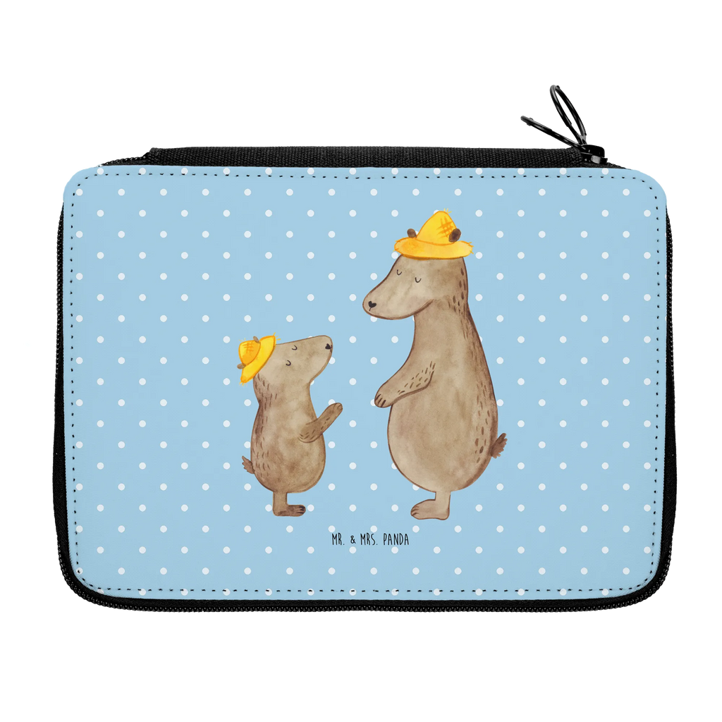 Leather folder Bears with hats Zeichenetui, Schlampermäppchen, Schreibmappe, Federmäppchen, Stifte Etui, Stiftebeutel, Buntstiftetui, Federmappe Set, Stiftemappe, Stifteetui, Bleistift Etui, Mäppchen, Etui für Stifte, Farbstiftetui, Bleistiftetui, Malmappe, Federtasche, Schreibetui, Stiftetasche, Schuletui, Schulmäppchen, Buntstiftmäppchen, Schüleretui, Familie, Vatertag, Schwester, Muttertag, Bruder, Papa, Oma, Mama, Opa, Bären, Papi, Vorbild, Daddy, Dad, Family, Lieblingsmensch, Vater-Sohn, Vater, Paps, Kind, Sohn, Söhne, Kinder, Bär