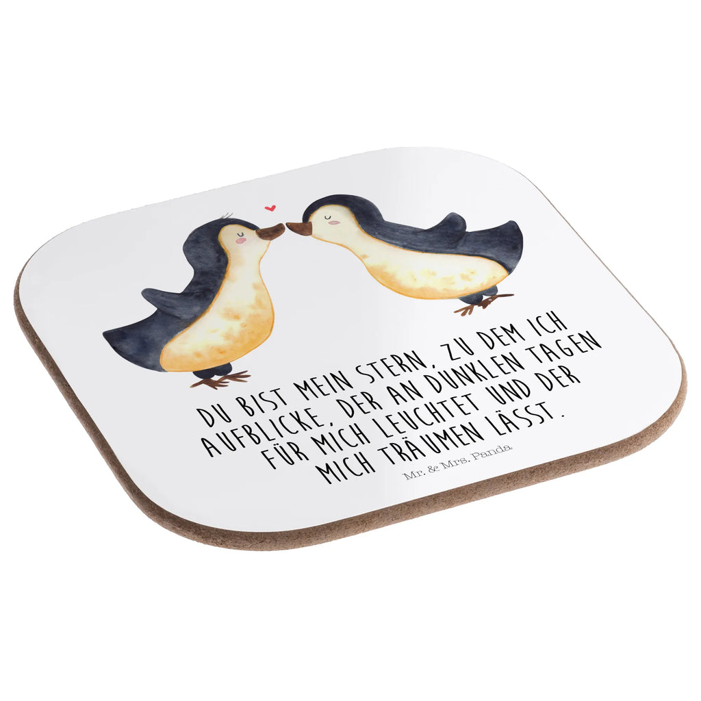 Square coaster Penguins in love glass coasters, presents, gift, breakfast, party, gifts, Coasters, Love, Loving, Two, Together, Marriage, Engagement, Proposal of marriage, Love gift, gift for her, gift for him, anniversary gift, proof of love, wedding anniversary, guest gift, gift friend, pair, pair of penguins, penguin love, anniversary, love, love saying, gift girlfriend, fiancée, couple. love couple, fiancé, penguins, wedding, gift idea, engagement, gift anniversary, Penguin