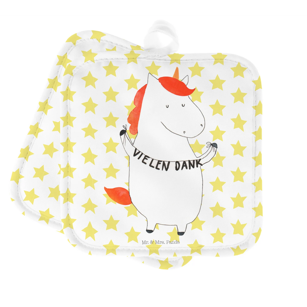 2-elementowy zestaw podkładek pod garnki Jednorożec Dziękuję Topflappenset, topfhalter, Topfhandschuhe, Topflappen, Topflappen 2er Set, Topflappen Set, Topfuntersetzer, 2er Set Topflappen, Einhörner, Unicorn, Einhorn Deko, Einhorn, Dankeschön, Danksagung, Vielen Dank, Danke