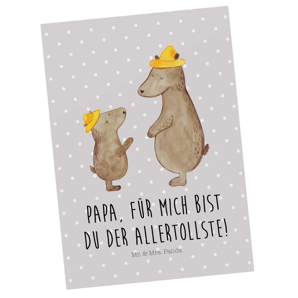 Pocztówka Niedźwiedzie z kapeluszami Designkarte, Motivkarte, Grußkarte, Fotokarte, Postkarte, Postkarten, Kunstkarten, bildkarte, einzelkarte, Ansichtskarte, spruchkarte, kunstkarte, Ansichtskarten, Opa, Familie, Muttertag, Mama, Schwester, Oma, Papa, Vatertag, Bruder, Paps, Papi, Bär, Vorbild, Bären, Söhne, Family, Kinder, Daddy, Lieblingsmensch, Kind, Vater-Sohn, Sohn, Dad, Vater