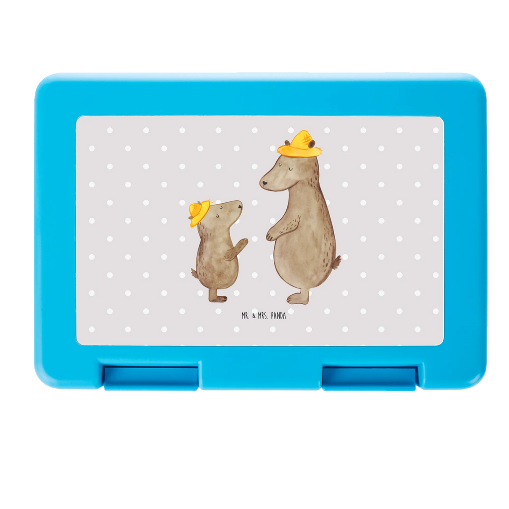 Lunch box Bears with hats Brotbox, Snackbox, Lunch box, Butterbrotdose, Brotzeitbox, Familie, Vatertag, Muttertag, Bruder, Schwester, Mama, Papa, Oma, Opa, Bär, Bären, Vater, Papi, Paps, Dad, Daddy, Lieblingsmensch, Sohn, Söhne, Kind, Kinder, Vater-Sohn, Family, Vorbild