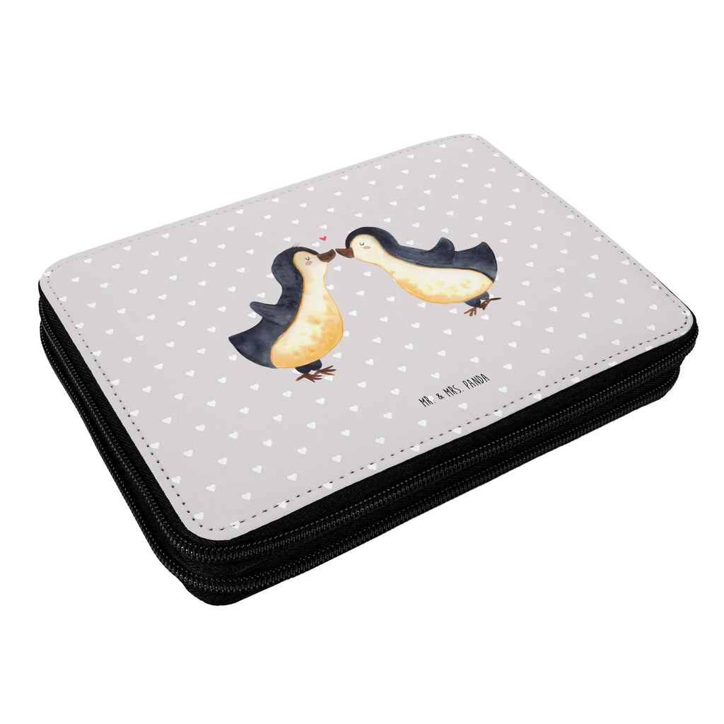 Leather folder Penguins in love motif, gift, pencil case, pencil bag, enrolment, school, pen roll, pupil, child, primary school, Love, Loving, Two, Together, Marriage, Engagement, Proposal of marriage, Love gift, gift for her, gift for him, anniversary gift, gift girlfriend, engagement, penguin love, Penguin, pair of penguins, gift anniversary, fiancé, love saying, guest gift, couple. love couple, penguins, pair, gift friend, proof of love, fiancée, love, wedding anniversary, anniversary, gift idea, wedding