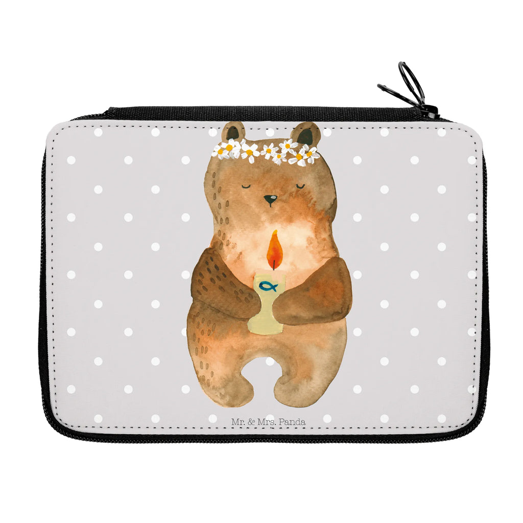 Leather folder bear communion Stiftetasche, Schlampermäppchen, Schüleretui, Malmappe, Stifteetui, Mäppchen, Schreibetui, Schulmäppchen, Stifte Etui, Bleistiftetui, Schuletui, Schreibmappe, Etui für Stifte, Zeichenetui, Buntstiftmäppchen, Stiftebeutel, Federtasche, Bleistift Etui, Federmappe Set, Farbstiftetui, Stiftemappe, Federmäppchen, Buntstiftetui, Teddy, Bär, Teddybär, Katholisch, Taufkerze, Gottes Segen, Kommunion