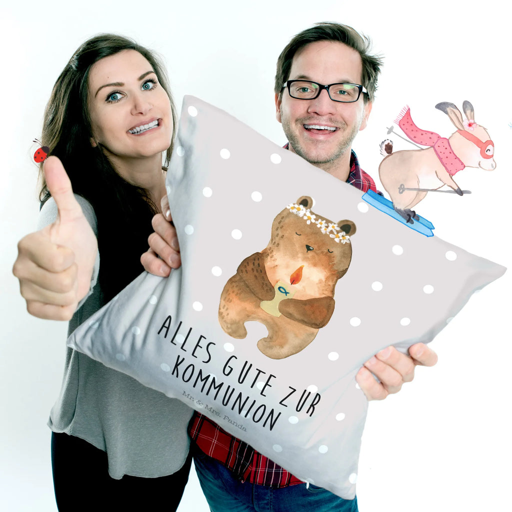 40x40 Kissen Kommunion-Bär Sofakissen, Kopfkissen, Zierkissen, Kissenhülle 40x40, Kissen 40x40 Waschbar, Kissen, Kissenbezüge, Kissen 40x40, Kissenbezug 40x40, Sofakissen 40x40, sitzkissen, Motivkissen, sofakissen, Dekokissen, Couchkissen, Kopfkissen 40x40, Dekokissen 40x40, Kissenhülle, Dekokissen Sofa, Bär, Teddy, Teddybär, katholisch, Kommunion, Gottes Segen, Taufkerze