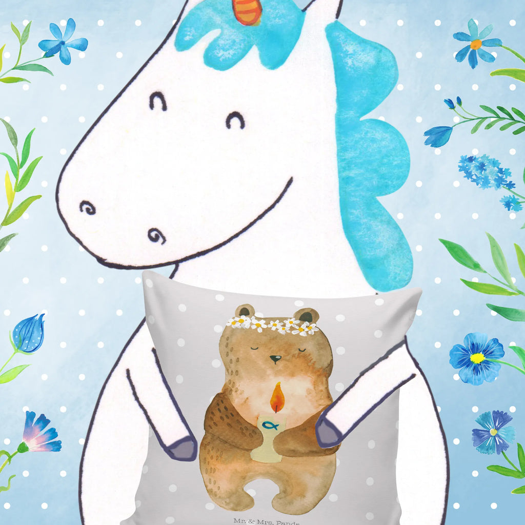 40x40 Kissen Kommunion-Bär Sofakissen, Kopfkissen, Zierkissen, Kissenhülle 40x40, Kissen 40x40 Waschbar, Kissen, Kissenbezüge, Kissen 40x40, Kissenbezug 40x40, Sofakissen 40x40, sitzkissen, Motivkissen, sofakissen, Dekokissen, Couchkissen, Kopfkissen 40x40, Dekokissen 40x40, Kissenhülle, Dekokissen Sofa, Bär, Teddy, Teddybär, katholisch, Kommunion, Gottes Segen, Taufkerze