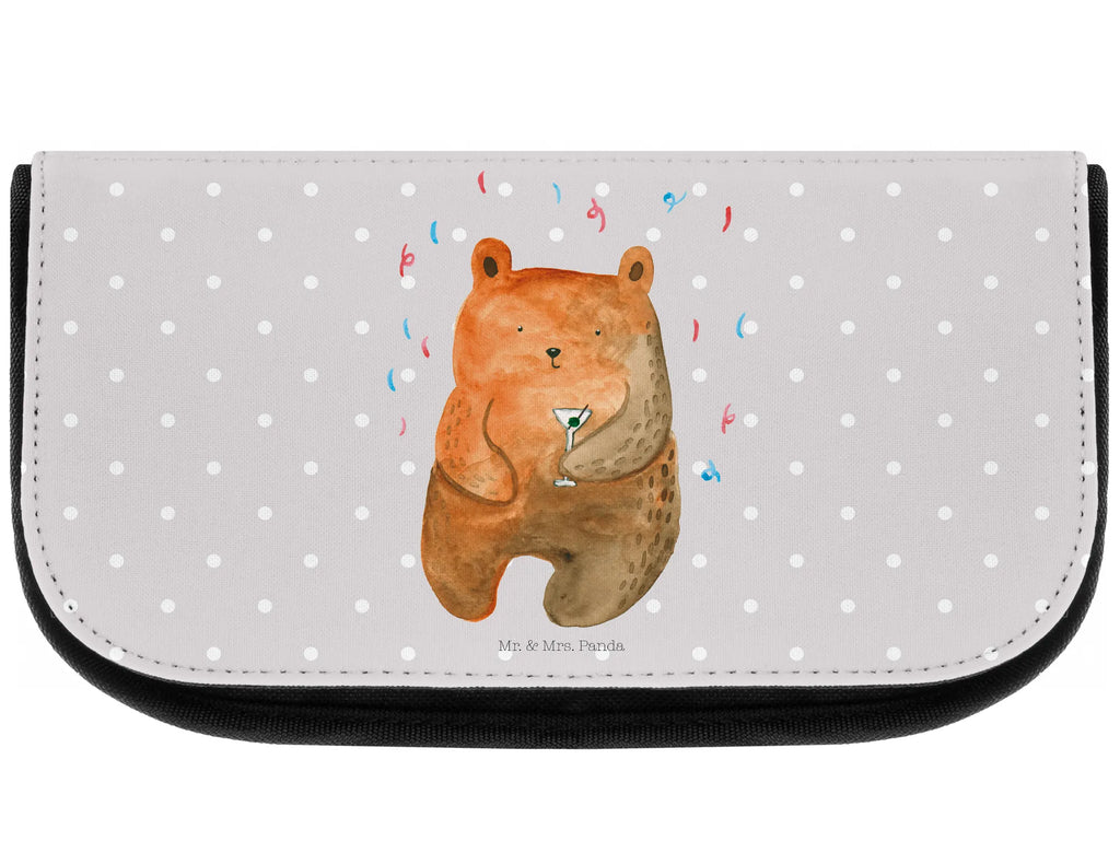 Cosmetics bag bear party Kulturtasche, bad tasche, Make-Up Bag, kulturtäschchen, Beauty Bag, Reisenecessaires, Necessaire, Schminktasche, Schminktäschchen, toilettenbeutel, Kulturbeutel, kosmetik beutel, Organizer Tasche, Beautybag, Kosmetiktasche, zubehörtasche, kleines Täschchen, Waschtasche, Waschbeutel, Toilettentasche, Schminkbeutel, reise kosmetiktasche, reiseschminktasche, hygiene tasche, Teddy, Teddybär, Bär, Mitbringsel, Feiern, Abfeiern, Geburtstag, Geburtstagsgeschenk, Party, Lustig, Gute Laune, Geschenk