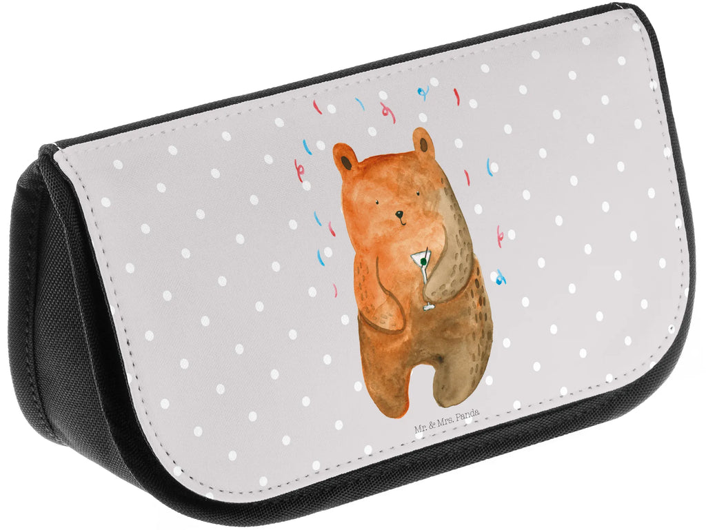 Cosmetics bag bear party Kulturtasche, bad tasche, Make-Up Bag, kulturtäschchen, Beauty Bag, Reisenecessaires, Necessaire, Schminktasche, Schminktäschchen, toilettenbeutel, Kulturbeutel, kosmetik beutel, Organizer Tasche, Beautybag, Kosmetiktasche, zubehörtasche, kleines Täschchen, Waschtasche, Waschbeutel, Toilettentasche, Schminkbeutel, reise kosmetiktasche, reiseschminktasche, hygiene tasche, Teddy, Teddybär, Bär, Mitbringsel, Feiern, Abfeiern, Geburtstag, Geburtstagsgeschenk, Party, Lustig, Gute Laune, Geschenk