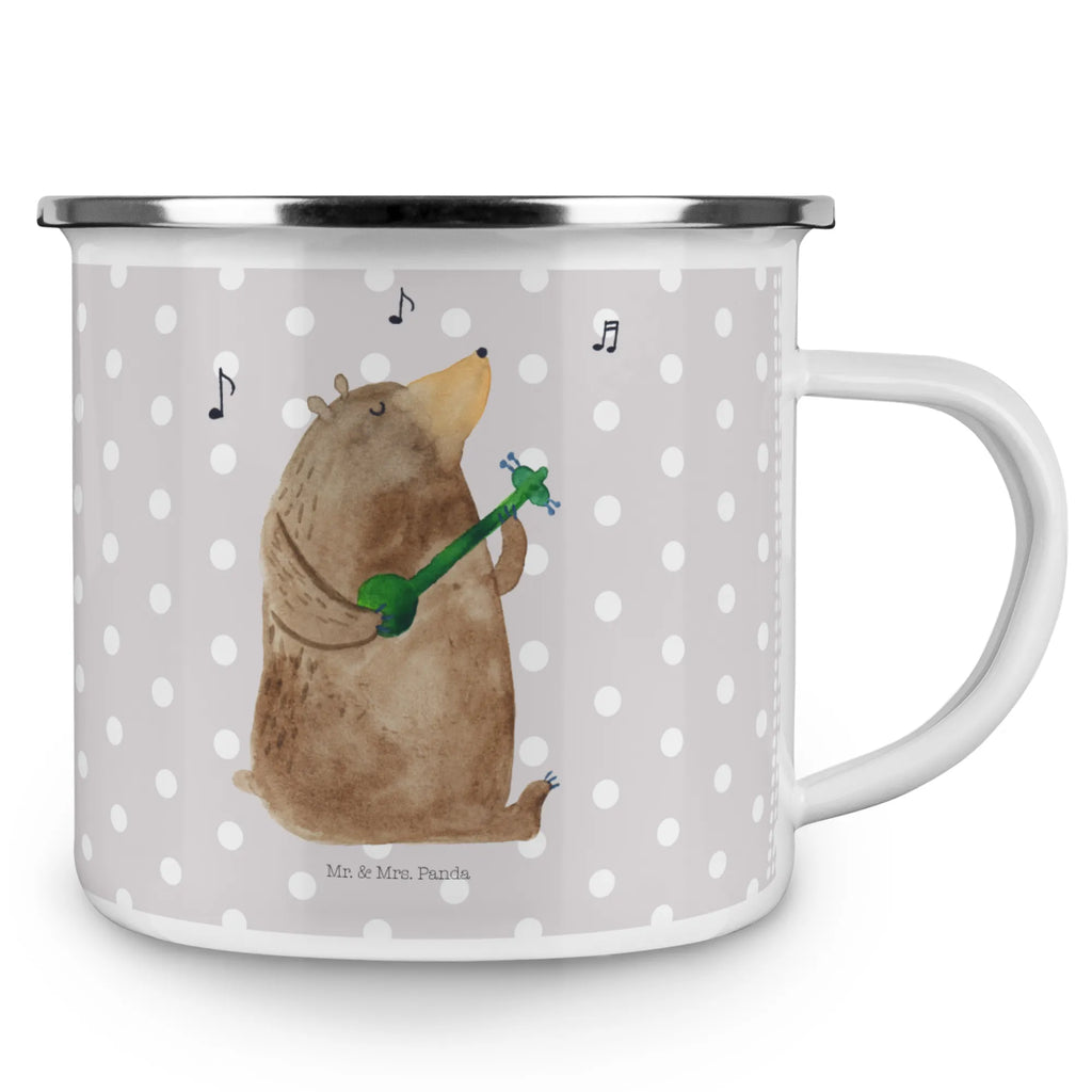 Kempingowy kubek emaliowany niedźwiedź Gitara Pott, Tasse, wandertasse, Emaille Tasse, metallbecher, Tasse Emaille, Teetasse, Campingbecher, becher emaille, Metalltasse, Trinkbecher, Kaffeebecher, wanderbecher, reisetasse, Reisebecher, Emaille Becher, emaillebecher, Campingtasse, Blechtasse, Emailletasse, Teebecher, Kaffeetasse, blechbecher, Becher, Teddy, Bär, Teddybär