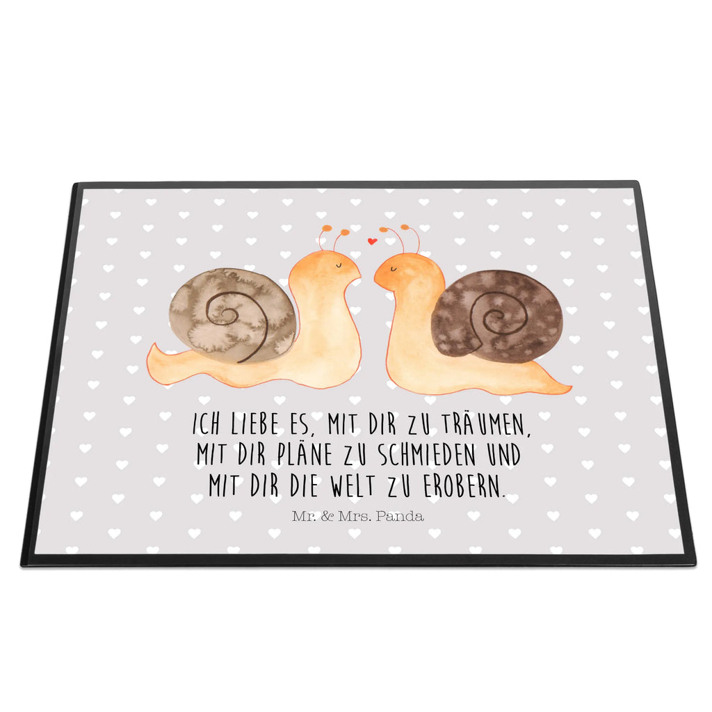 Desk pad Snails in love Bürobedarf, Büroartikel, Schreibwaren, Schreibtischunterlage Groß, Schreibunterlage, Schreibtisch Unterlagen, Schreibtischauflage, Liebe, Partner, Freund, Freundin, Ehemann, Ehefrau, Heiraten, Verlobung, Heiratsantrag, Liebesgeschenk, Jahrestag, Hocheitstag