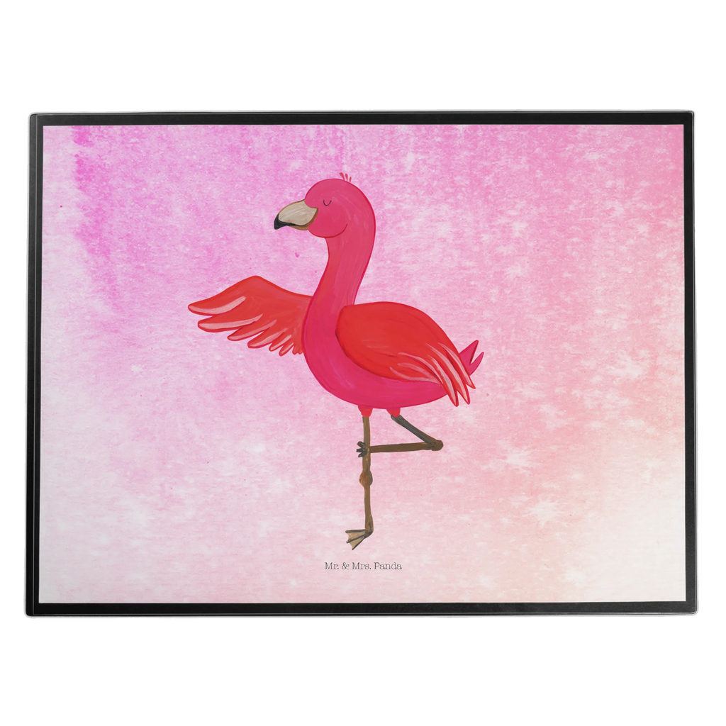 Schreibtischunterlage Flamingo Yoga Bürobedarf, Schreibunterlage, Schreibtischauflage, Schreibtischunterlage Groß, Schreibtisch Unterlagen, Schreibwaren, Büroartikel, Flamingo, Yoga, Vogel, Tiefenentspannung, Achtsamkeit, Namaste, Aufregen, Ärger, Entspannung, Yoga-Übung