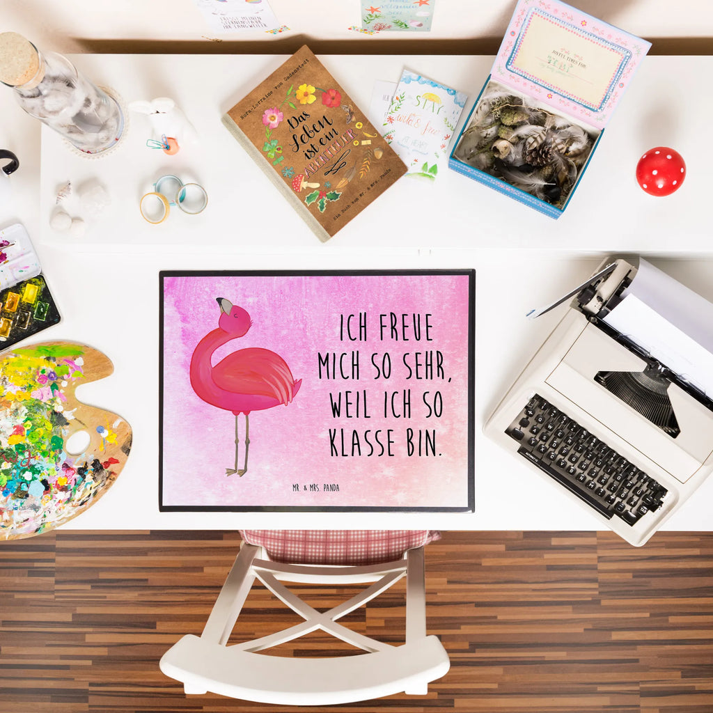 Schreibtischunterlage Flamingo Stolz Schreibtisch Unterlagen, Schreibunterlage, Schreibtischunterlage Groß, Schreibtischauflage, Büroartikel, Schreibwaren, Bürobedarf, Flamingo, Schwester, beste Freundin, Mama, Freude, stolz, Selbstakzeptanz, Freundin, Tochter, Selbstliebe