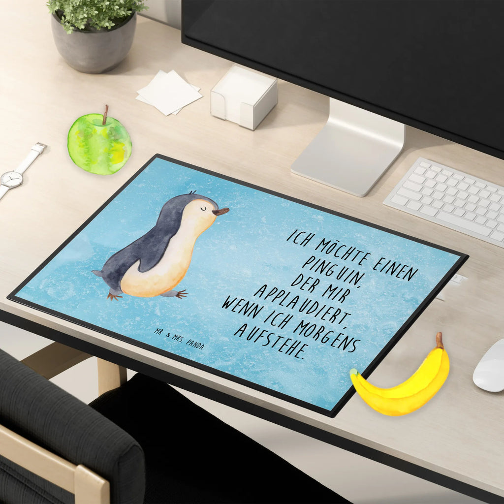 Desk pad Penguin march Schreibtisch Unterlagen, Schreibtischunterlage Groß, Schreibwaren, Bürobedarf, Schreibunterlage, Schreibtischauflage, Büroartikel, Pinguin, Schwester, Familie, Bruder, Frühaufsteher, Pinguine, Langschläfer