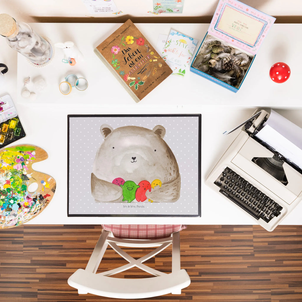 Podkładka na biurko niedźwiedź uczucie Schreibtischauflage, Schreibtischunterlage Groß, Schreibunterlage, Schreibwaren, Schreibtisch Unterlagen, Bürobedarf, Büroartikel, Bär, Teddy, Teddybär, Durchgedreht, Wahnsinn, Verrückt