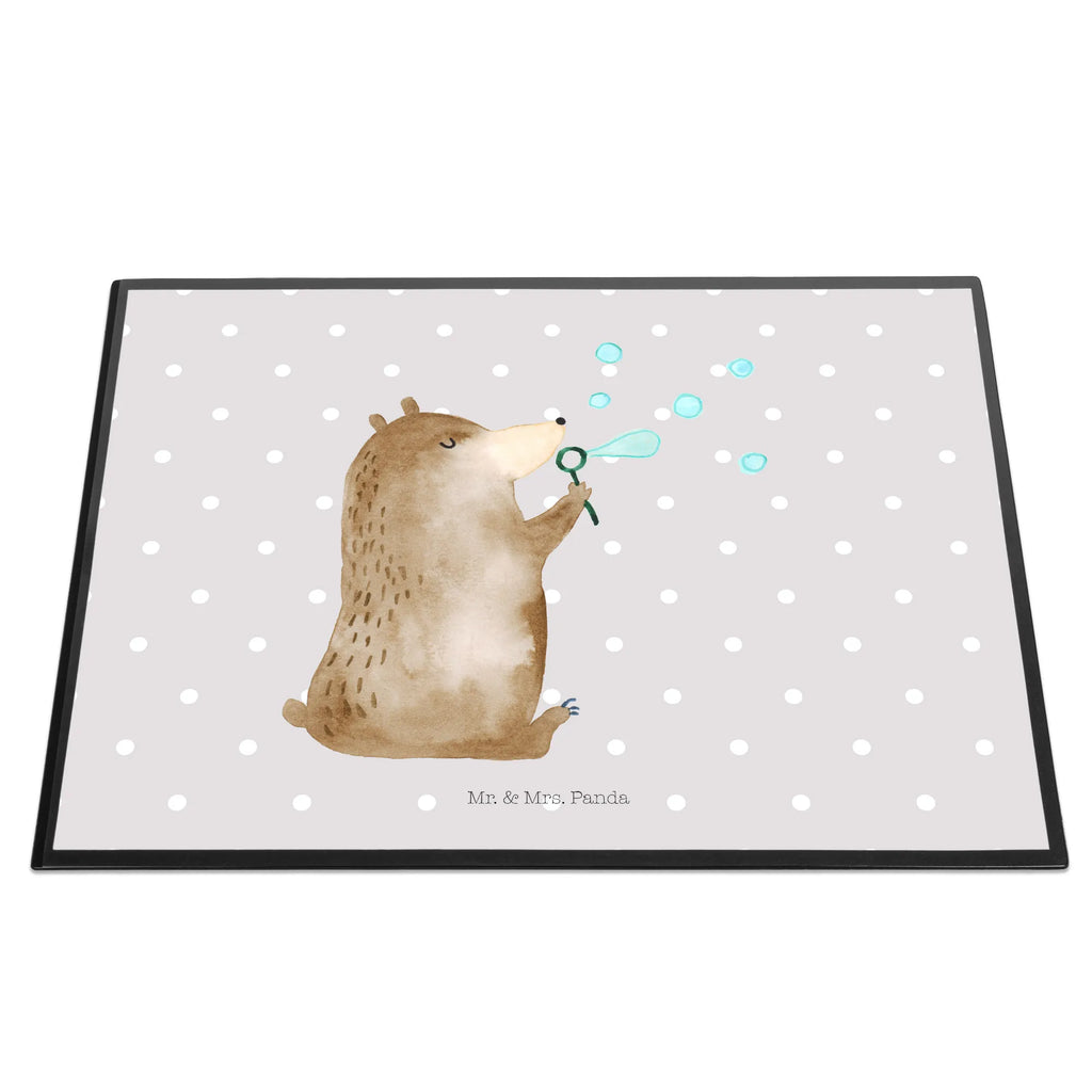 Schreibtischunterlage Bär Seifenblasen Büroartikel, Bürobedarf, Schreibtischauflage, Schreibunterlage, Schreibwaren, Schreibtischunterlage Groß, Schreibtisch Unterlagen, Bär, Teddy, Teddybär, Seifenblasen Bär Lustig Sein Glücklich Traurig Happy