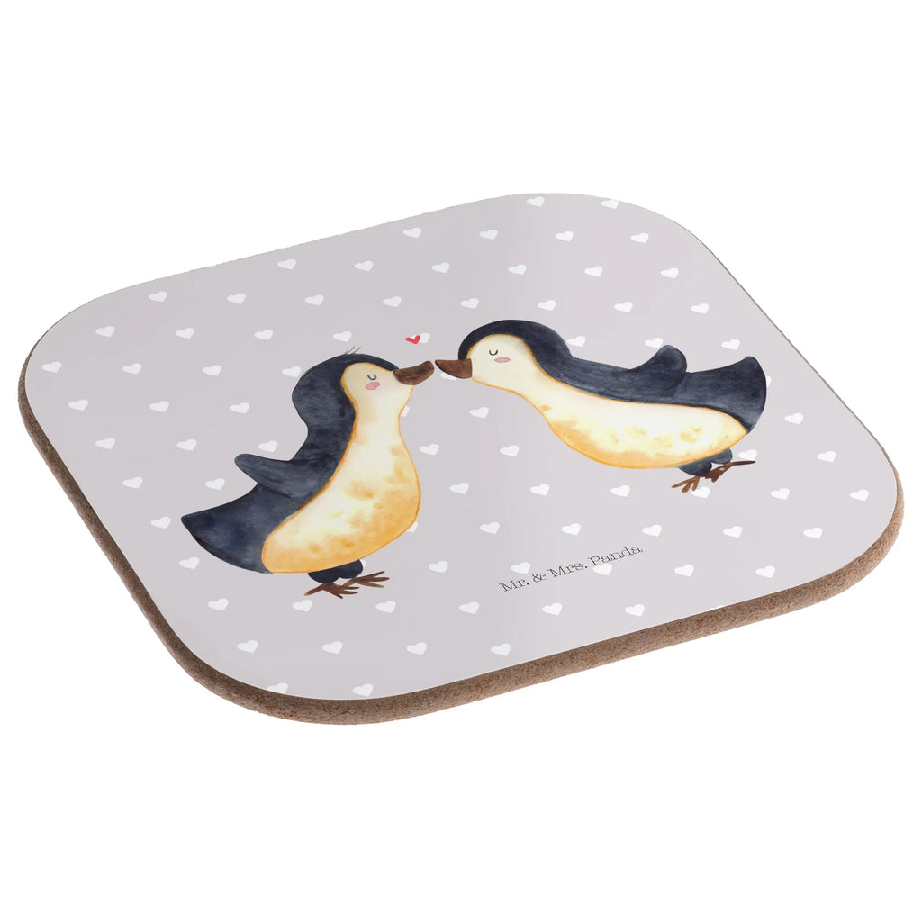 Square coaster Penguins in love glass coasters, presents, gift, breakfast, party, gifts, Coasters, Love, Loving, Two, Together, Marriage, Engagement, Proposal of marriage, Love gift, gift for her, gift for him, anniversary gift, proof of love, wedding anniversary, guest gift, gift friend, pair, pair of penguins, penguin love, anniversary, love, love saying, gift girlfriend, fiancée, couple. love couple, fiancé, penguins, wedding, gift idea, engagement, gift anniversary, Penguin