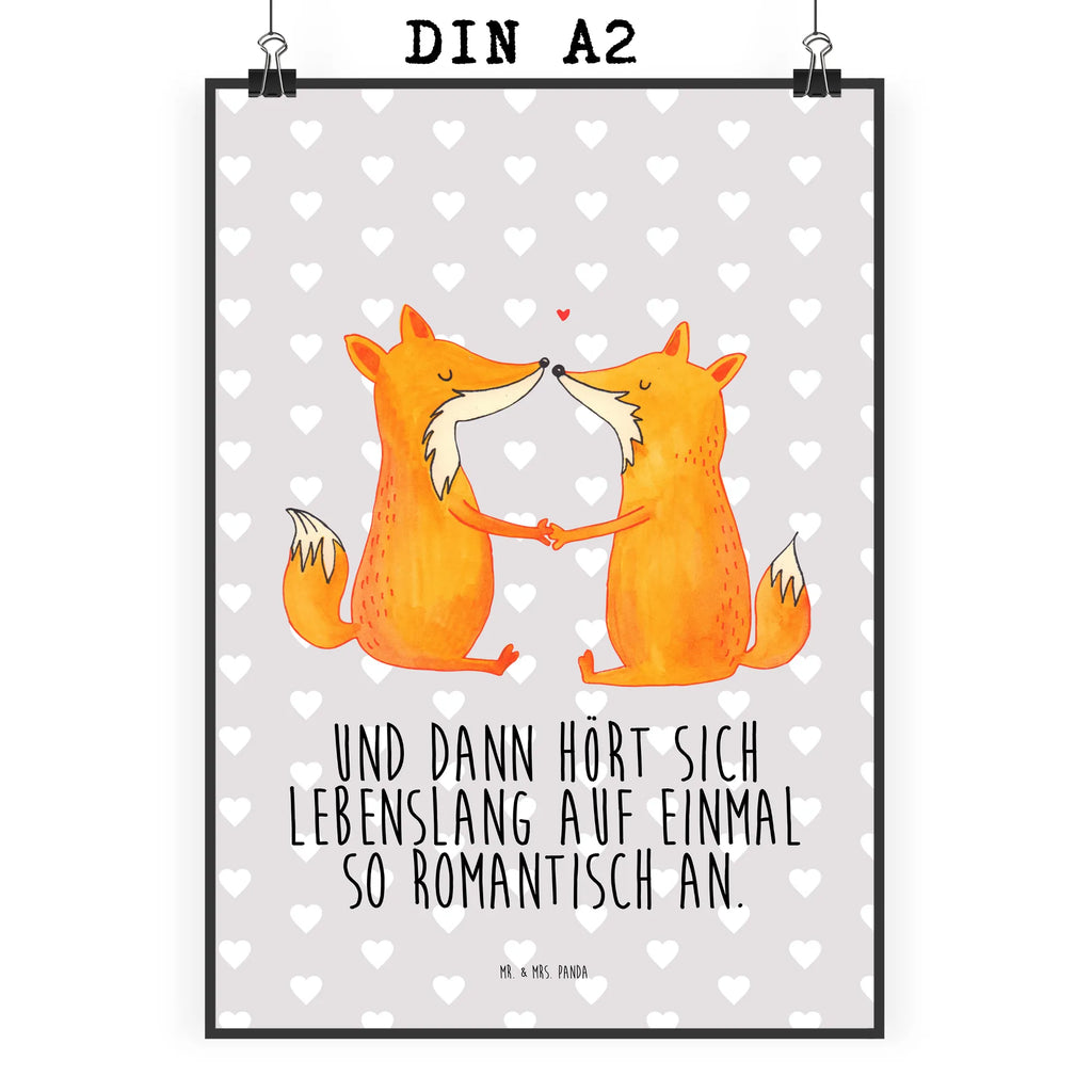 Plakat lisy miłość Bild für Wand, wandkunst, Wandbild, Wandposter, Wanddekoration, Wanddeko Bild, kunstposter, kunstdruck poster, wanddeko, Kunstdruck, Poster, Posterdruck, Deko Bild, Bild, drucke, Designposter, Mr. & Mrs. Panda Poster, kunst für die wand, Wandschmuck, wanddruck, Plakat, grafikposter, Fuchs, Freundin, Ehemann, Füchse, Partner, Verlobte, Ehe, Ehefrau, Fox, Liebesbeweis, Liebespaar, Freund, Liebe, Paar