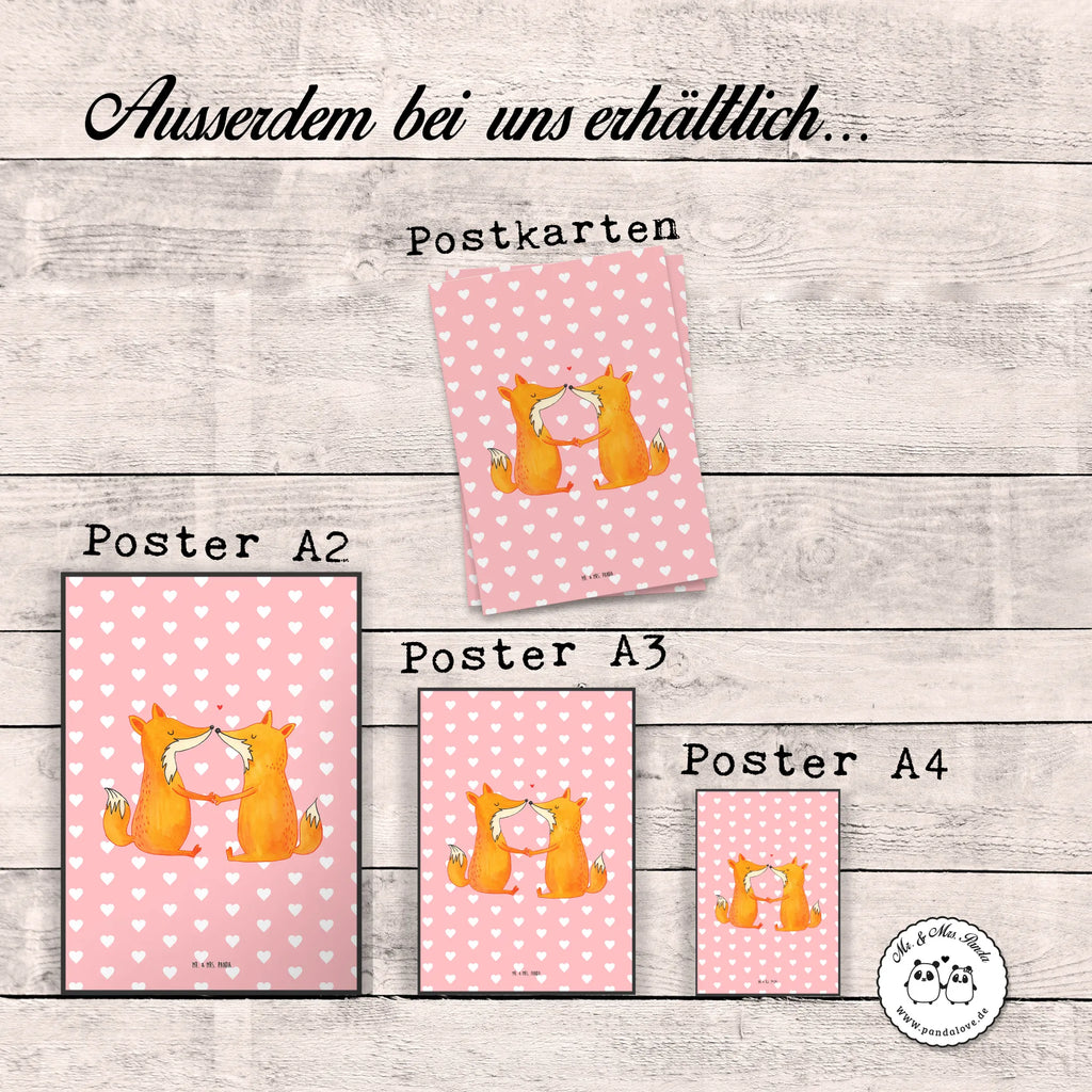 Plakat lisy miłość Bild für Wand, wandkunst, Wandbild, Wandposter, Wanddekoration, Wanddeko Bild, kunstposter, kunstdruck poster, wanddeko, Kunstdruck, Poster, Posterdruck, Deko Bild, Bild, drucke, Designposter, Mr. & Mrs. Panda Poster, kunst für die wand, Wandschmuck, wanddruck, Plakat, grafikposter, Fuchs, Freundin, Ehemann, Füchse, Partner, Verlobte, Ehe, Ehefrau, Fox, Liebesbeweis, Liebespaar, Freund, Liebe, Paar