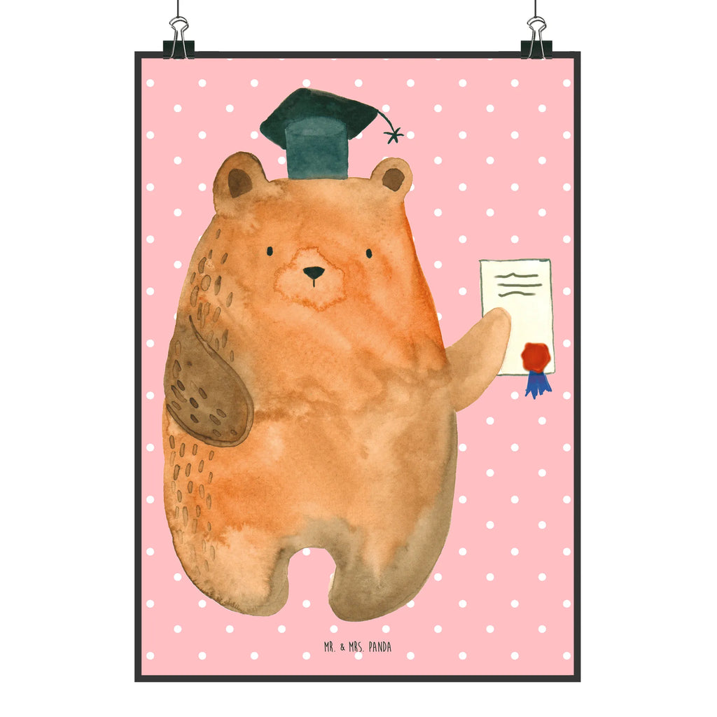 Poster Bär Prüfung kunst für die wand, Wandschmuck, Wandbild, Bild für Wand, Wanddekoration, kunstposter, wandkunst, Designposter, wanddeko, Plakat, grafikposter, Wandposter, Poster, Kunstdruck, Bild, Mr. & Mrs. Panda Poster, kunstdruck poster, Deko Bild, Posterdruck, Wanddeko Bild, wanddruck, drucke, Teddybär, Bär, Teddy, Zeugnis, Abschluss, Prüfung Bestanden, Prüfungen, Abitur, Abschlusszeugnis