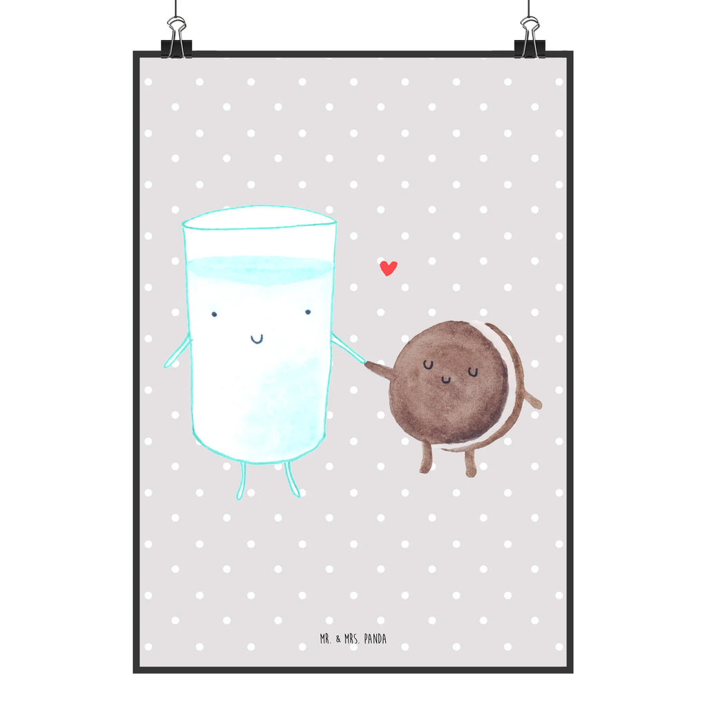 Poster milk biscuit Kunstdruck, Deko Bild, Wandposter, drucke, grafikposter, Bild, wanddruck, Wandschmuck, Wandbild, Mr. & Mrs. Panda Poster, wanddeko, Posterdruck, kunstdruck poster, Plakat, kunstposter, Bild für Wand, Designposter, Wanddeko Bild, wandkunst, Poster, Wanddekoration, kunst für die wand, Gute Laune, Tiermotive, Tiere, Lustige Sprüche, Kekse, Keks, Cookie, Motiv Süß, Perfektes Paar, Kaffee, Einladung Frühstück, Milch, Romantisch, Milk