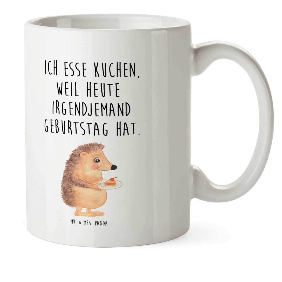 Kindertasse Igel Kuchenstück