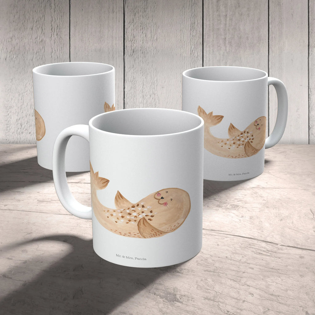 Child's mug seal Lay kindergarten, camping mug, coffee cup, plastic cup, mug, drinking cup, small animals, cute, funny, cute animal motives, hand drawn, small world, funny sayings, good mood, happy, gifts, gift ideas, special gifts, animal lover, card, laughter, beach, seal, seals, joy, North Sea, Seal, sea animal, Baltic Sea