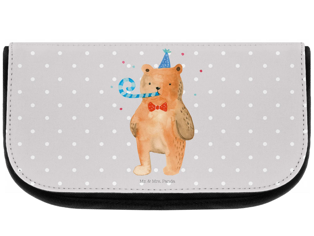 Kosmetiktasche Bär Geburtstag Reisenecessaires, reiseschminktasche, Kulturbeutel, bad tasche, kosmetiktäschchen, Kulturtasche, zubehörtasche, reise kosmetiktasche, hygiene tasche, beauty tasche, utensilientasche, Schminktasche, Waschtasche, Necessaire, Schminkbeutel, Waschbeutel, Organizer Tasche, Beauty Bag, beauty case, kleines Täschchen, Beautybag, toilettenbeutel, Schminktäschchen, Kosmetiktasche, kosmetik beutel, kulturtäschchen, Toilettentasche, Make-Up Bag, Teddy, Teddybär, Bär, Glückwunsch, Alles Gute, Happy Birthday, Geburtstag