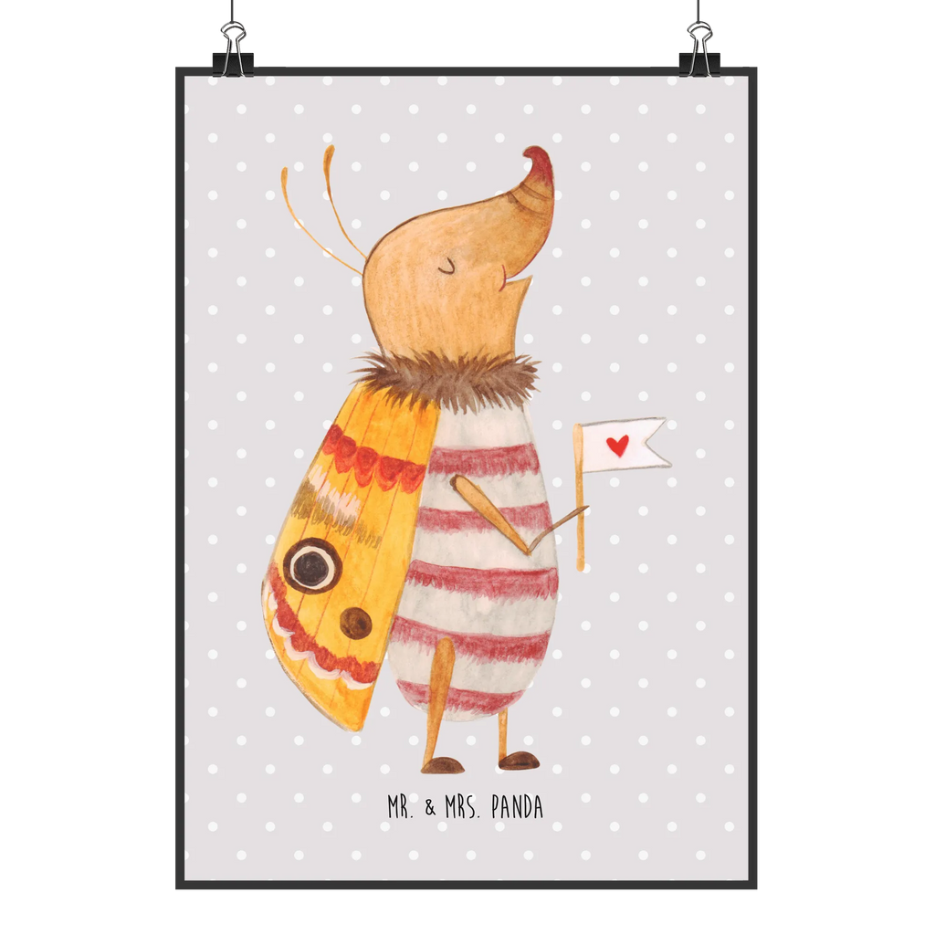 Plakat ćma mała flaga Küchenposter, Mr. & Mrs. Panda Poster, Handgemaltes Poster, Kinderposter, Wanddeko, Kunstdruck, Bild, Raumdekoration, Wandposter, Posterdruck, Designposter, Poster, Wanddeko Bild, Wanddekoration, Tiermotive, Gute Laune, lustige Sprüche, Tiere, Spruch lustig, Käfer, Was kostet die Welt, Küche Deko, niedlich, Nachtfalter, Spruch witzig, süß