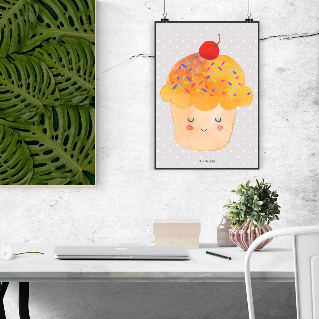Poster Cupcake Wandschmuck, grafikposter, Wandposter, wanddeko, kunstdruck poster, Wanddeko Bild, Posterdruck, wandkunst, wanddruck, Designposter, Bild für Wand, kunstposter, Deko Bild, drucke, Plakat, Kunstdruck, kunst für die wand, Mr. & Mrs. Panda Poster, Wanddekoration, Wandbild, Bild, Poster, Gute Laune, Tiermotive, Tiere, Lustige Sprüche, Motivation Sprüche, Küche Spruch, Muffin, Cupcakes, Geschenk Koch, Küche Deko, Backen Geschenk, Wunder