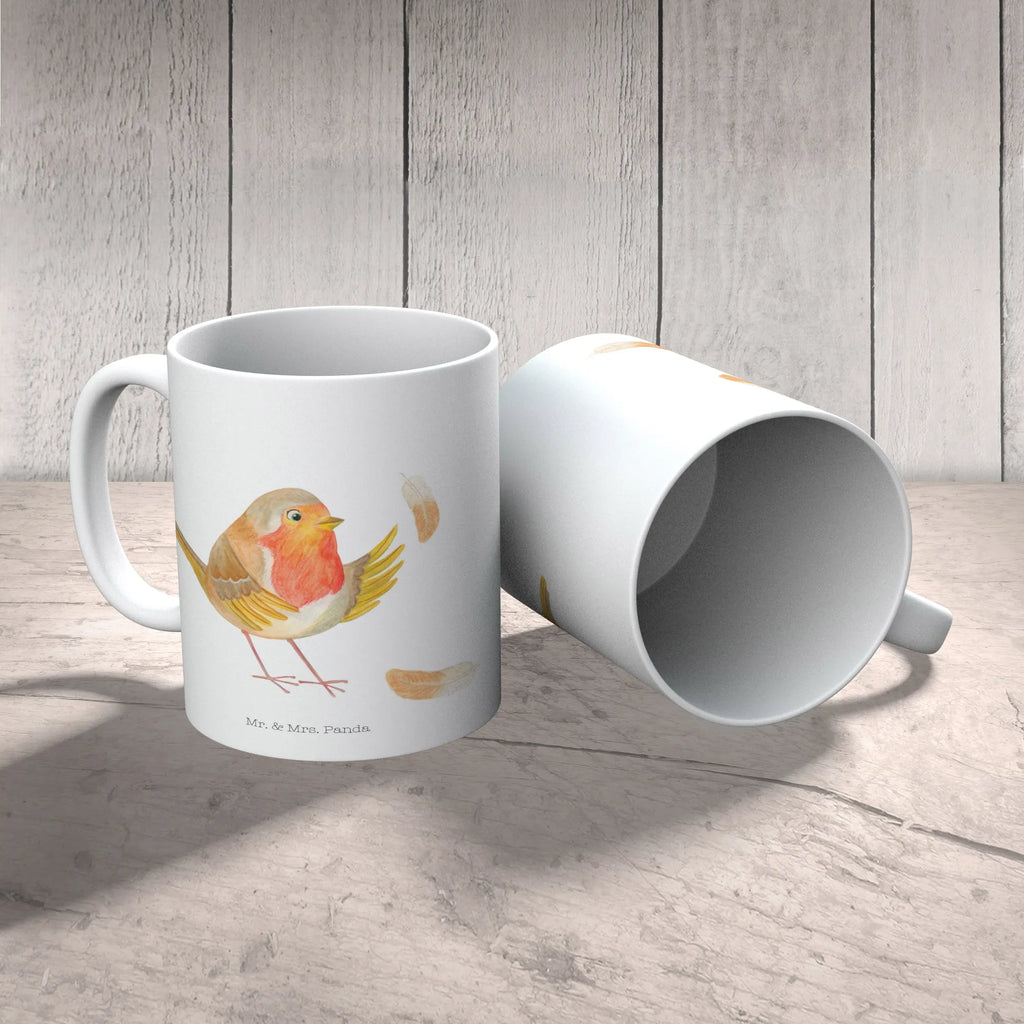 Mug robin feathers Tasse mit Zitaten, Porzellantasse, Kaffeetasse, Bürotasse, Keramiktasse, Teetasse, Tasse mit Motiven, Geschenktasse, Tasse, Tiermotive, Gute Laune, lustige Sprüche, Tiere, Motivationsbilder, Vogel, Rotkehlchen, Spruch Mut, Spruch Motivation, fliegen, Motivation Sprüche, What if i fall