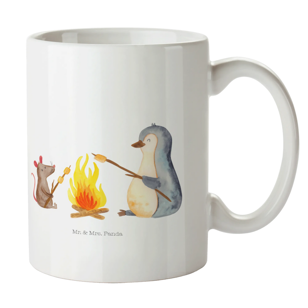 Mug Penguin campfire tea mug, mug, novelty mug, custom mug, mug with designs, coffee mug, ceramic mug, mug with quotes, gift mug, porcelain mug, latte mug, personalized mug, office mug, Penguin, North Pole, Winter, Penguins, mouse, marshmallows, office, life, life motto, campfire, barbecue, love, penguins, work, life motivation, everyday office life, job, new start, fire, motivation