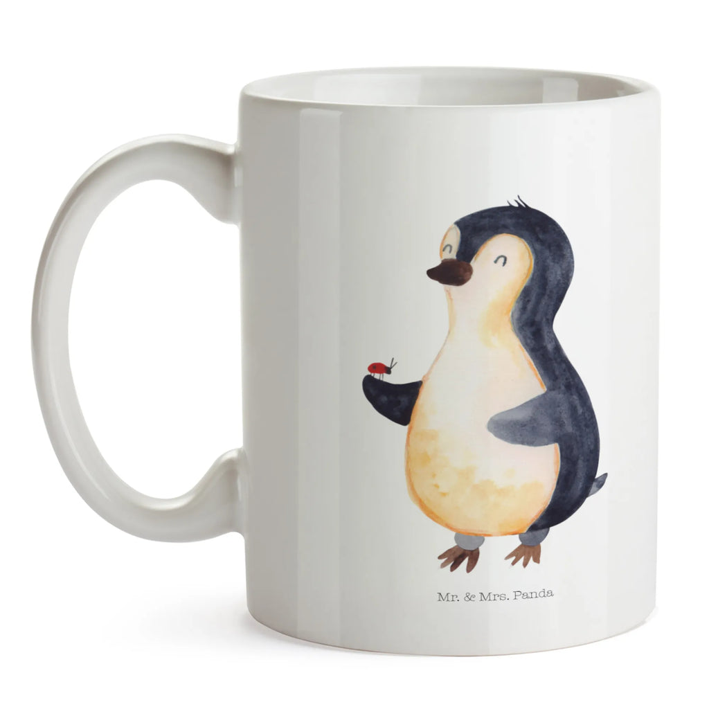 Mug Penguin ladybug personalized mug, mug with quotes, ceramic mug, mug, porcelain mug, coffee mug, novelty mug, latte mug, office mug, mug with designs, tea mug, custom mug, gift mug, Penguin, North Pole, Winter, Penguins, happiness, joy, ladybird, joy of life, penguins, love, wonder