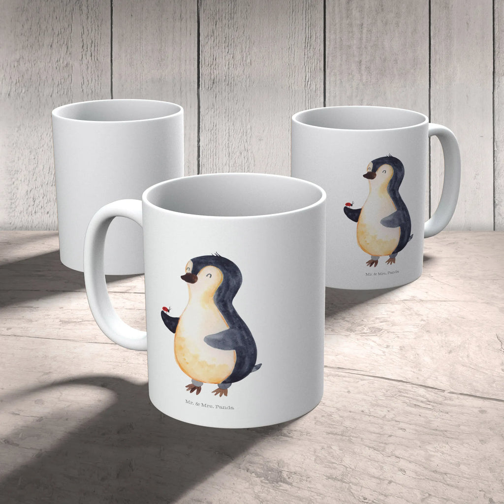 Mug Penguin ladybug personalized mug, mug with quotes, ceramic mug, mug, porcelain mug, coffee mug, novelty mug, latte mug, office mug, mug with designs, tea mug, custom mug, gift mug, Penguin, North Pole, Winter, Penguins, happiness, joy, ladybird, joy of life, penguins, love, wonder