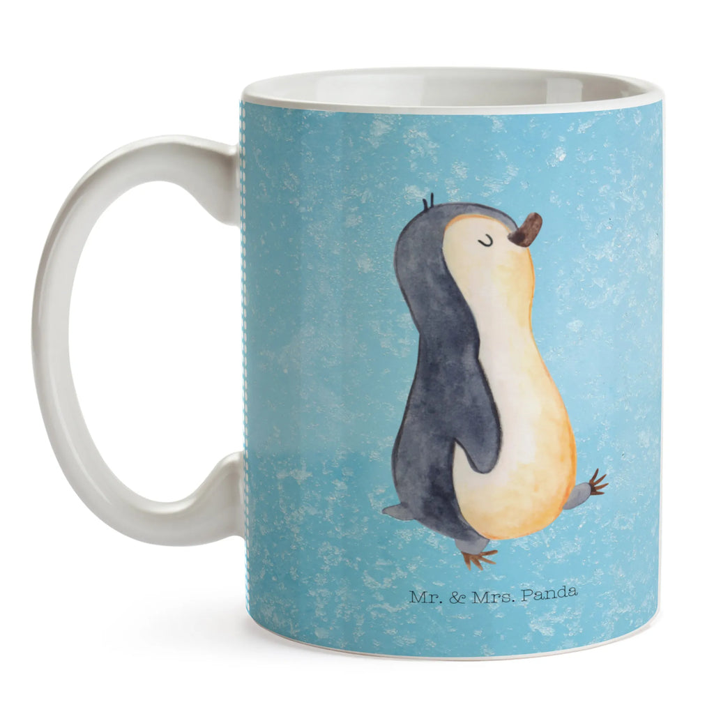 Mug Penguin march Geschenktasse, Tasse, Tasse mit Motiven, Teetasse, Tasse mit Zitaten, Porzellantasse, Keramiktasse, Kaffeetasse, Bürotasse, Pinguin, Langschläfer, Schwester, Familie, Frühaufsteher, Pinguine, Bruder
