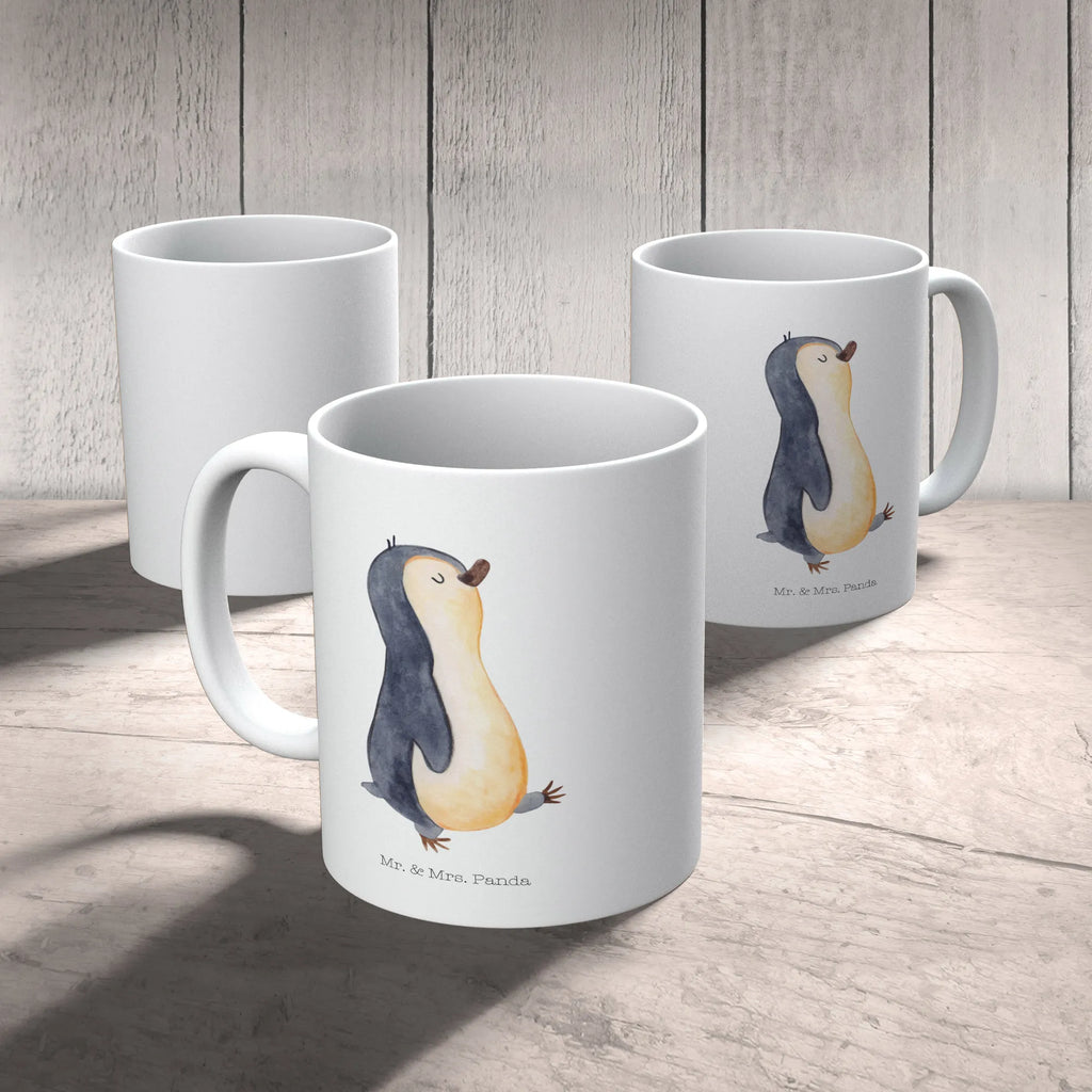 Mug Penguin march Geschenktasse, Tasse, Tasse mit Motiven, Teetasse, Tasse mit Zitaten, Porzellantasse, Keramiktasse, Kaffeetasse, Bürotasse, Pinguin, Langschläfer, Schwester, Familie, Frühaufsteher, Pinguine, Bruder