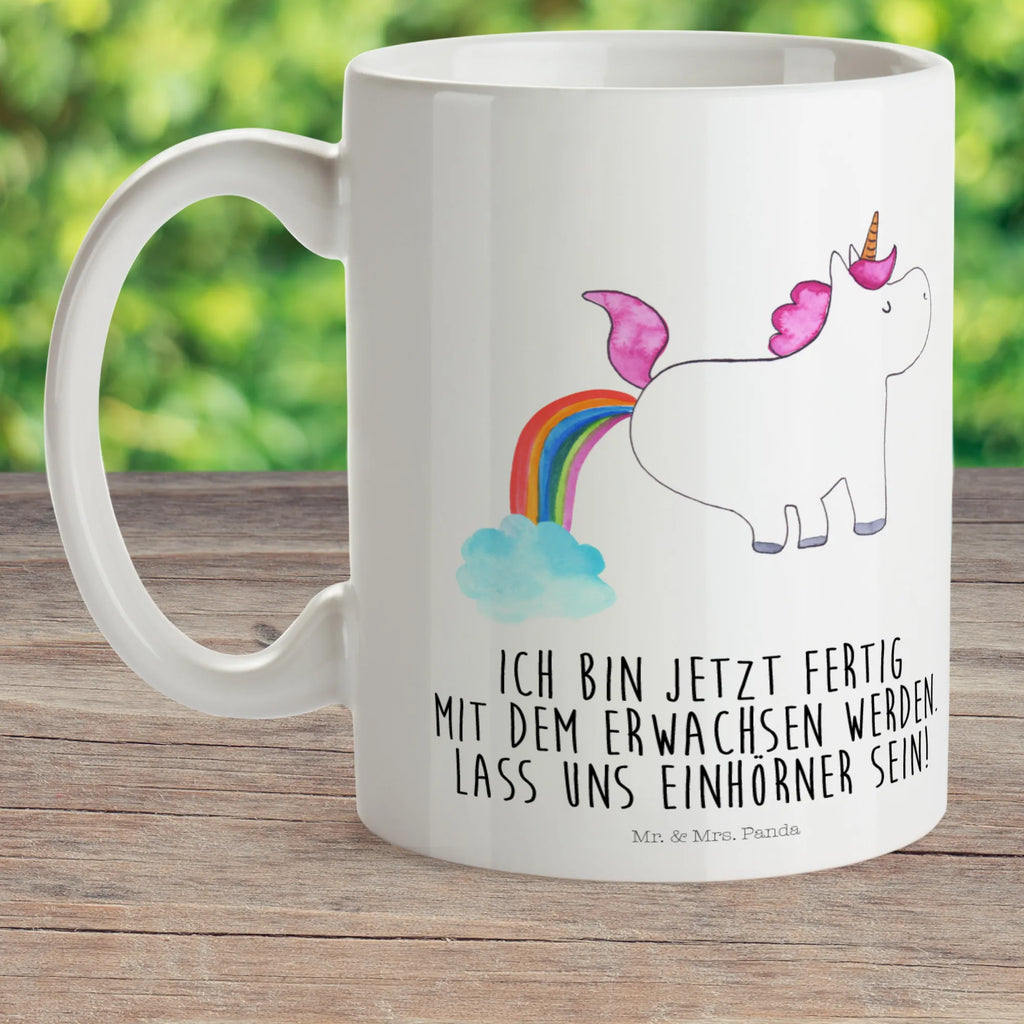 Child's mug unicorn fart coffee cup, drinking cup, plastic cup, mug, camping mug, kindergarten, unicorn, unicorns, present, fun, rainbow, girlfriend gift, Unicorn, uniorn saying, unicorn fart, glitter, funny, fart