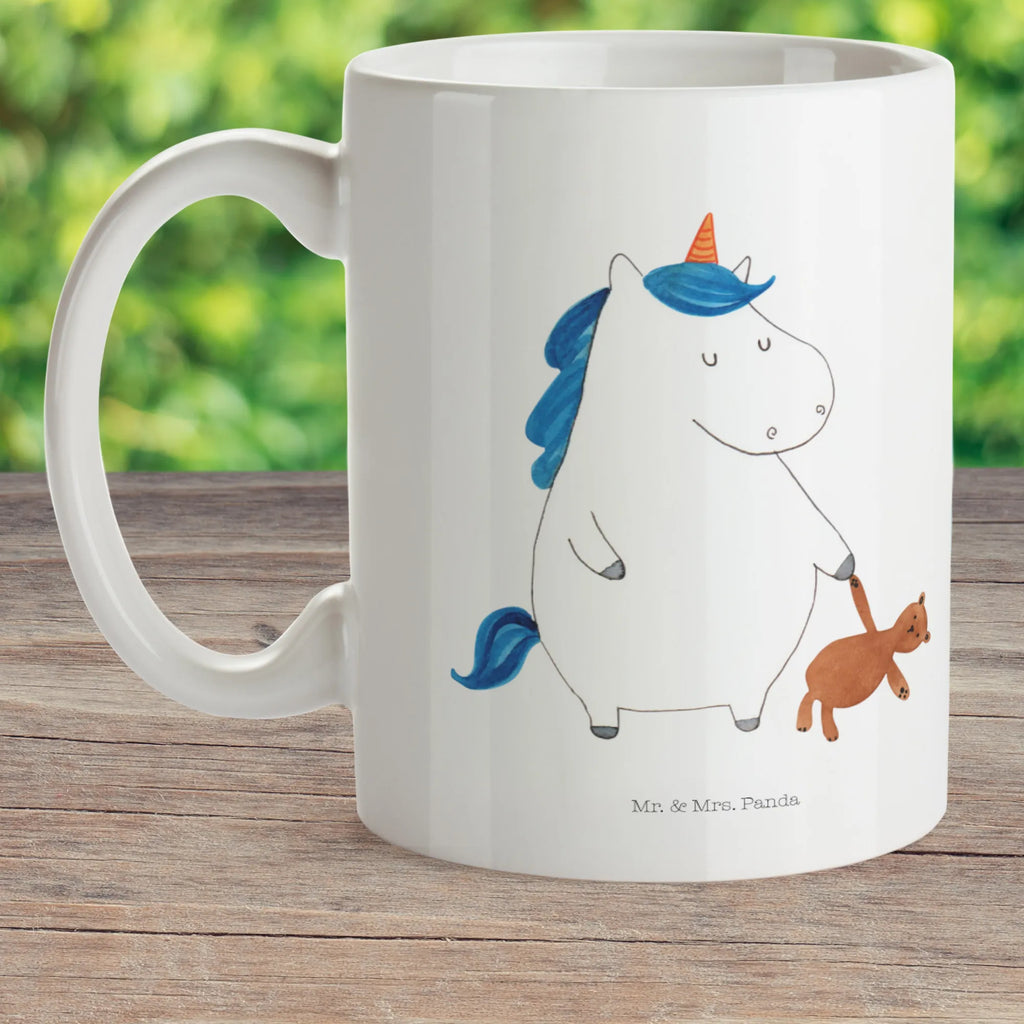 Child's mug unicorn teddy mug, camping mug, coffee cup, drinking cup, kindergarten, plastic cup, unicorn, unicorns, sweet, sleep, girlfriend, single, child gift, bed, good night, single life, dreaming, child present, Unicorn