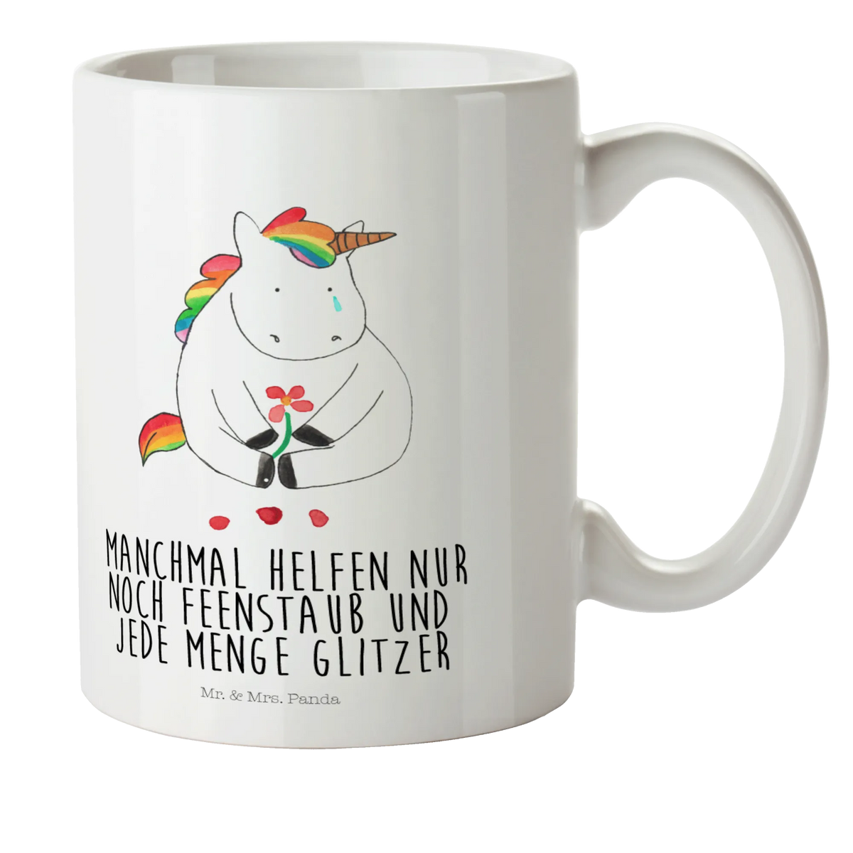 Child's mug unicorn Sad