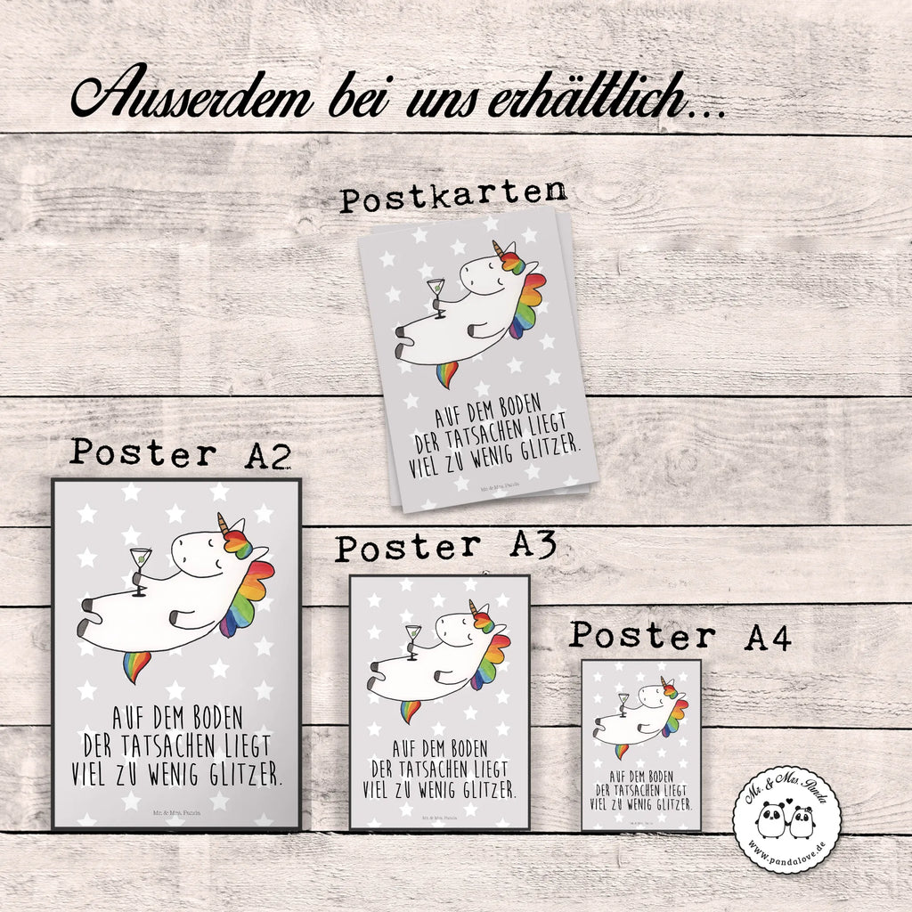 Poster Einhorn Cocktail Mr. & Mrs. Panda Poster, wandkunst, Deko Bild, Wanddekoration, wanddruck, Bild, Posterdruck, Wandbild, Plakat, drucke, Bild für Wand, Designposter, Wandposter, kunstposter, grafikposter, kunstdruck poster, Wandschmuck, Kunstdruck, wanddeko, kunst für die wand, Poster, Wanddeko Bild, Einhorn Deko, Einhörner, Einhorn, Unicorn, Rum, Witzig, Geburtstag, Party, Spaß, Spruch, Glitzer, Sekt, Caipirinha, Cuba Libre, Freundin, Feiern, Lustig