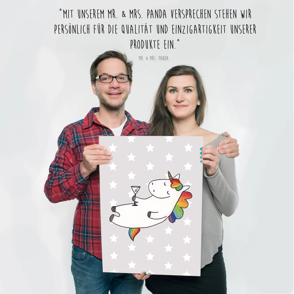 Poster Einhorn Cocktail Mr. & Mrs. Panda Poster, wandkunst, Deko Bild, Wanddekoration, wanddruck, Bild, Posterdruck, Wandbild, Plakat, drucke, Bild für Wand, Designposter, Wandposter, kunstposter, grafikposter, kunstdruck poster, Wandschmuck, Kunstdruck, wanddeko, kunst für die wand, Poster, Wanddeko Bild, Einhorn Deko, Einhörner, Einhorn, Unicorn, Rum, Witzig, Geburtstag, Party, Spaß, Spruch, Glitzer, Sekt, Caipirinha, Cuba Libre, Freundin, Feiern, Lustig