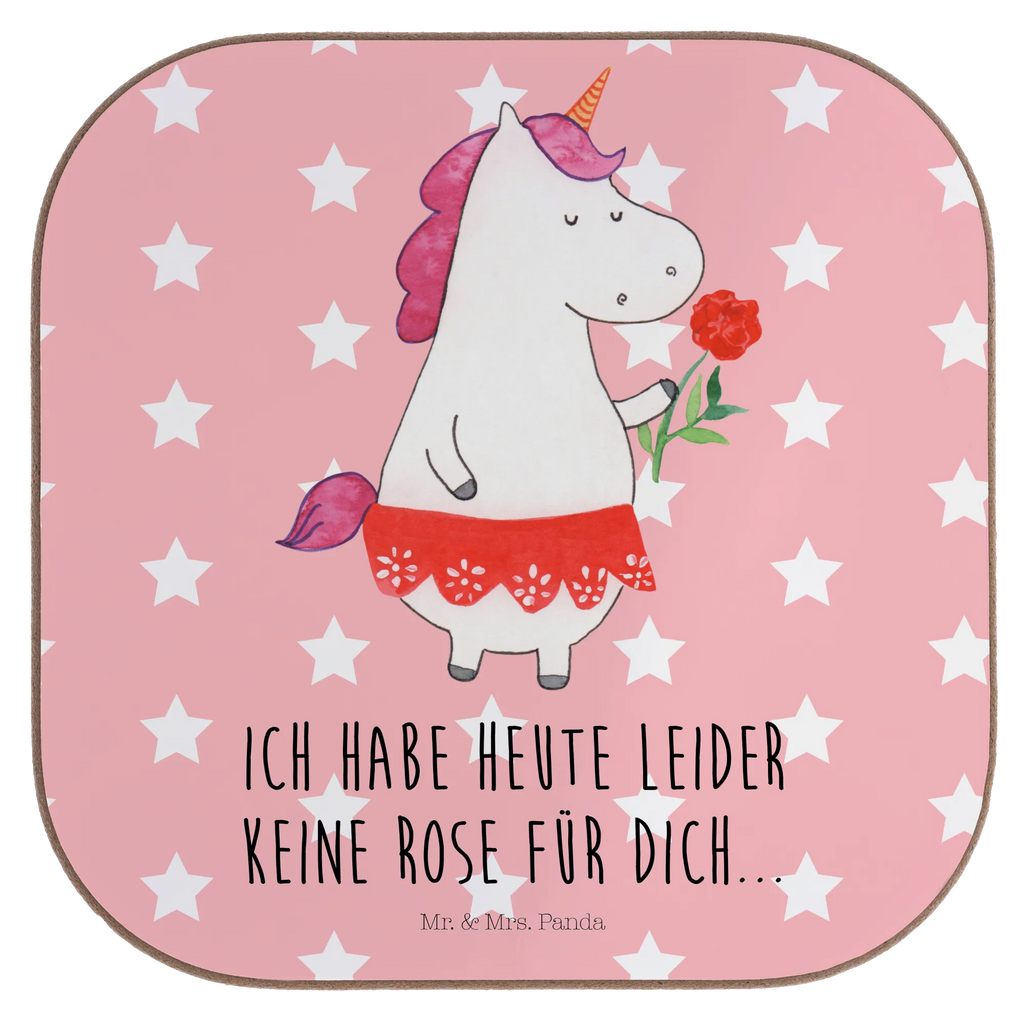 Square coaster unicorn lady party, glass coasters, gift, Coasters, presents, breakfast, gifts, unicorn, unicorns, girlfriend, woman, lady, fine lady, divorce, bachelor, bachelorette