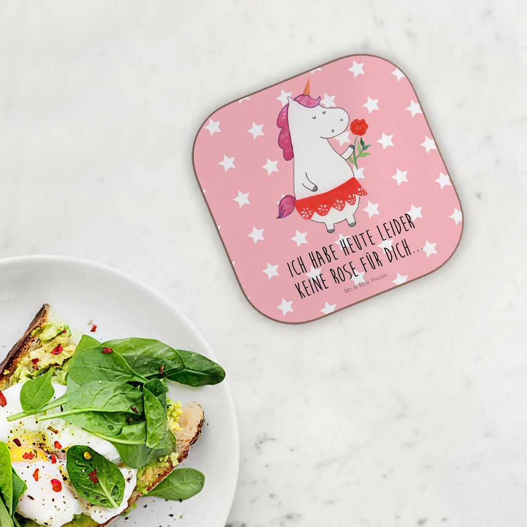 Square coaster unicorn lady party, glass coasters, gift, Coasters, presents, breakfast, gifts, unicorn, unicorns, girlfriend, woman, lady, fine lady, divorce, bachelor, bachelorette