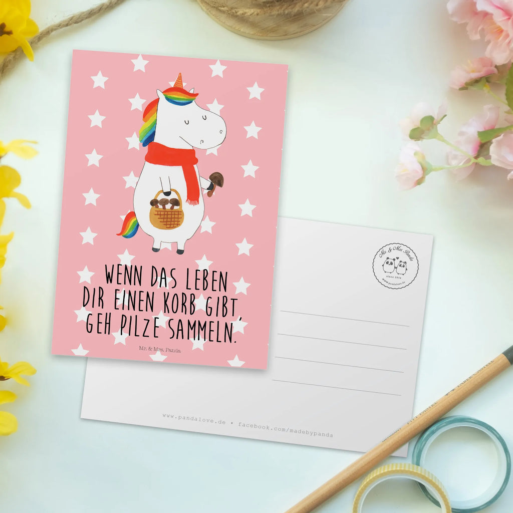 Postcard unicorn Mushroom Einladungskarte, Einladungskarten Geburtstag, Karte, Dankeskarte, Einladung Geburtstag, Postkarte, Grußkarte, Ansichtskarten, Geburtstagskarte, Ansichtskarte, Einladung, Geschenkkarte, Einhorn, Einhörner, Einhorn Deko, Unicorn, Pilzsammler, Liebeskummer, Motivation, Pilze, Spruch