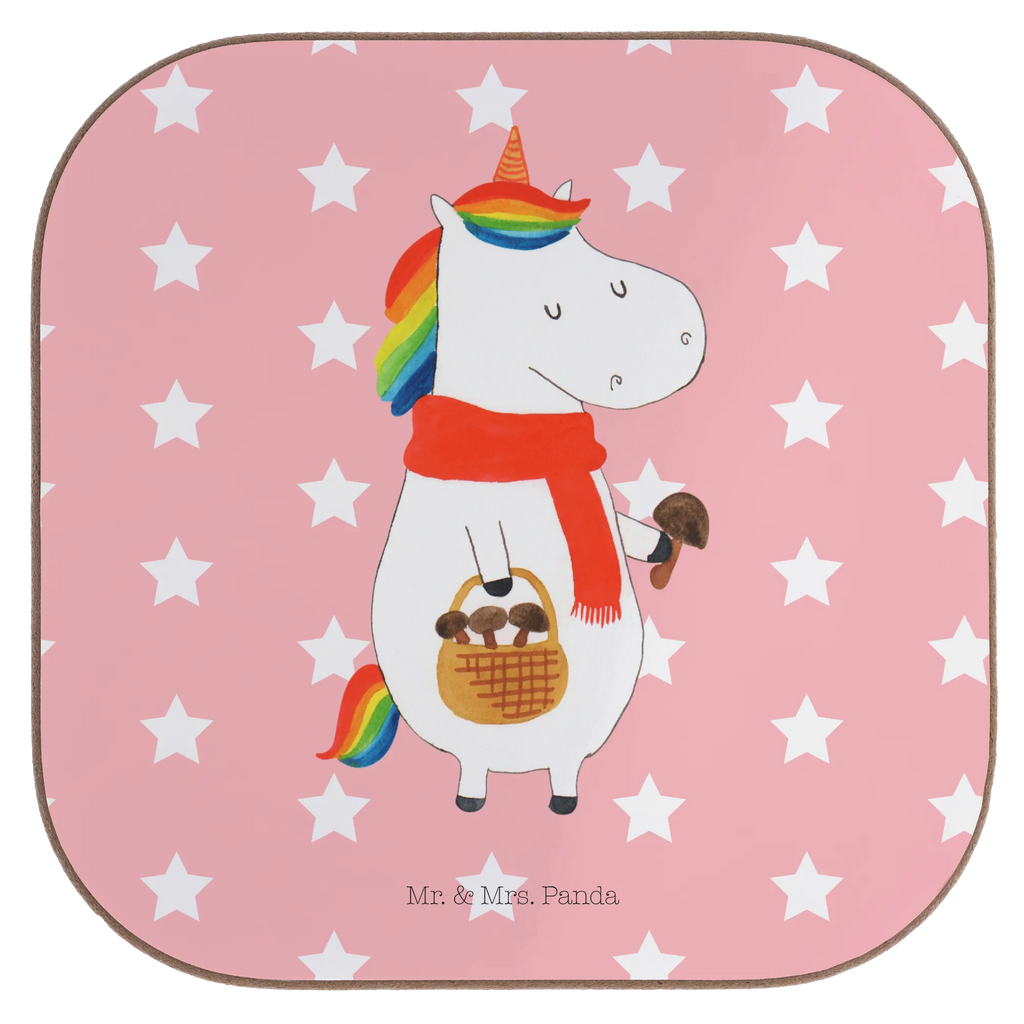 Square coaster unicorn Mushroom breakfast, presents, gifts, gift, glass coasters, Coasters, party, unicorn, unicorns, Motivation, Mushrooms, Sayings, Love Causes, Unicorn, Unicorns, Mushroom Collectors