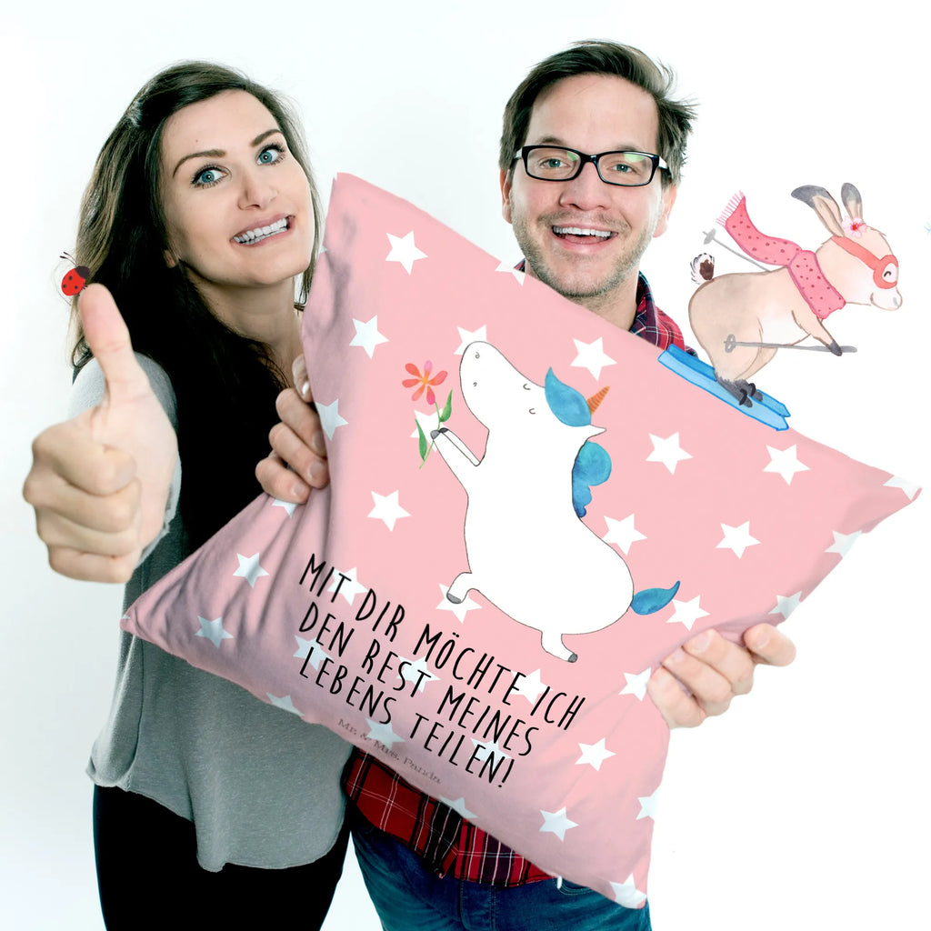 40x40 poduszka jednorożec kwiat Jednorożec, jednorożce, dekoracje jednorożca, jednorożec