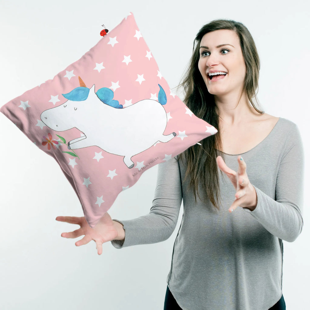 40x40 poduszka jednorożec kwiat Jednorożec, jednorożce, dekoracje jednorożca, jednorożec