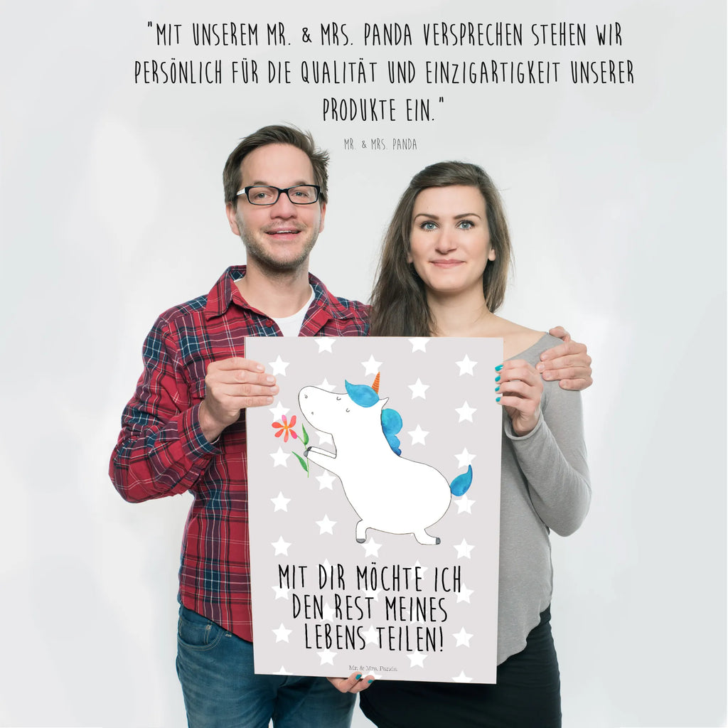 Poster unicorn flower Wanddeko, Bild, Wanddeko Bild, Designposter, Raumdekoration, Mr. & Mrs. Panda Poster, Küchenposter, Handgemaltes Poster, Posterdruck, Wandposter, Kinderposter, Poster, Wanddekoration, Kunstdruck, Einhorn, Einhörner, Einhorn Deko, Unicorn, heiraten, Liebesbeweis, Liebe, Verlobung, Freundin, Heiratsantrag, Freund, Partner, Ehepaar, Antrag, Pärchen, Ehe