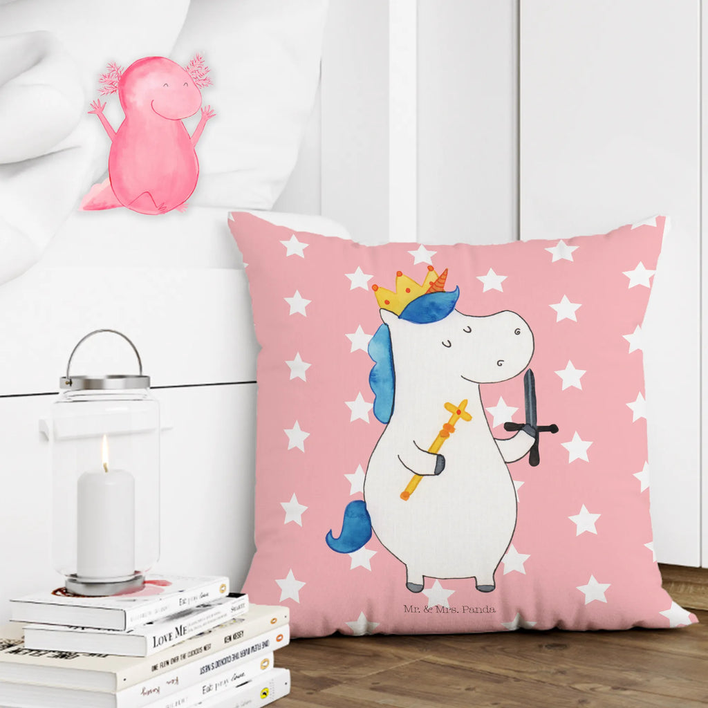 40x40 poduszka jednorożec Król z mieczem Jednorożec, jednorożce, dekoracje jednorożca, jednorożec