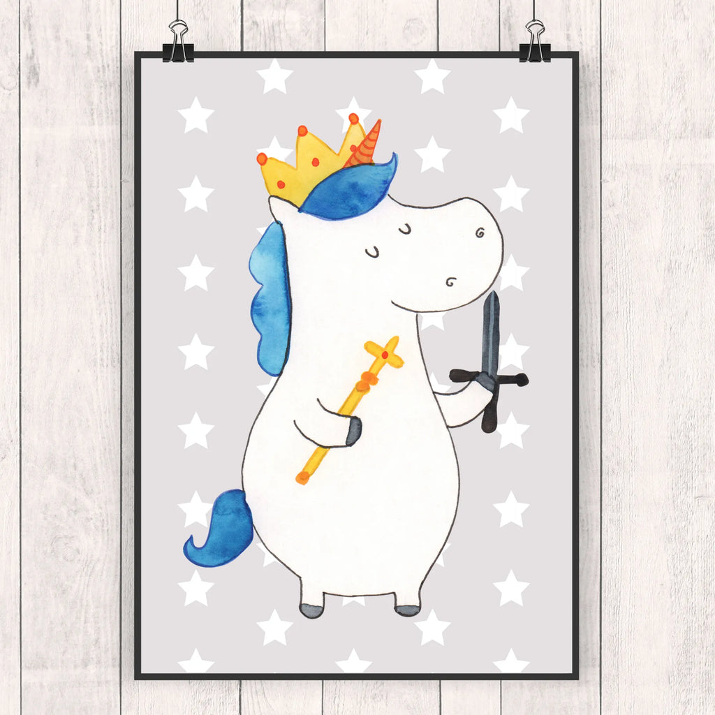 Poster unicorn king with sword kunstdruck poster, Wandschmuck, kunstposter, Mr. & Mrs. Panda Poster, wanddruck, wandkunst, drucke, Deko Bild, wanddeko, Wanddeko Bild, Kunstdruck, Wandbild, Plakat, Poster, Wanddekoration, grafikposter, kunst für die wand, Wandposter, Designposter, Bild für Wand, Posterdruck, Bild, Einhorn Deko, Einhörner, Einhorn, Unicorn, Mittelalter, König, Ritter