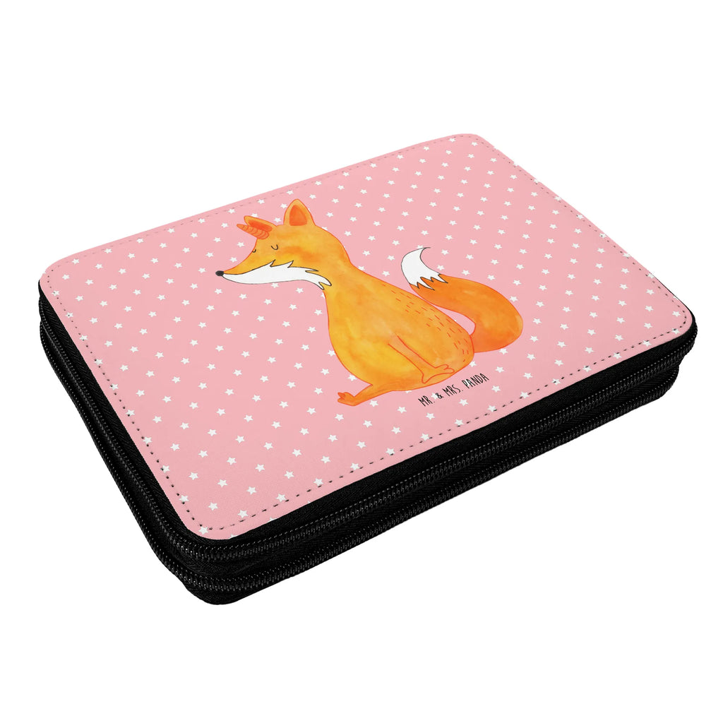 Leather folder unicorn Fox primary school, motif, pen roll, pencil case, school, gift, enrolment, pencil bag, pupil, child, unicorn, unicorns, fox horns, foxycorn, fox, foxes