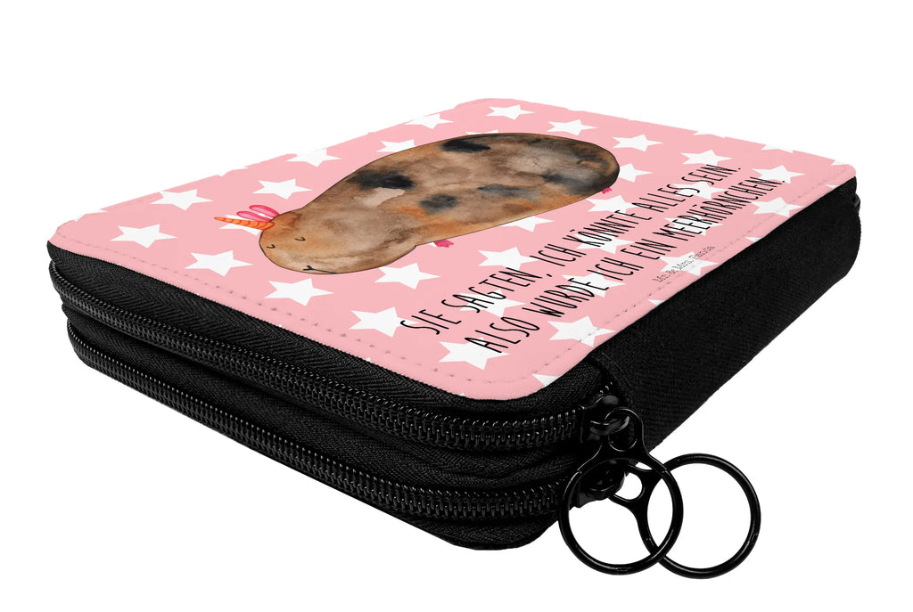 Leather folder unicorn Guinea pig pupil, school, motif, primary school, pencil case, pencil bag, gift, pen roll, child, enrolment, unicorn, unicorns, Meericorn, guinea pig, squirrels